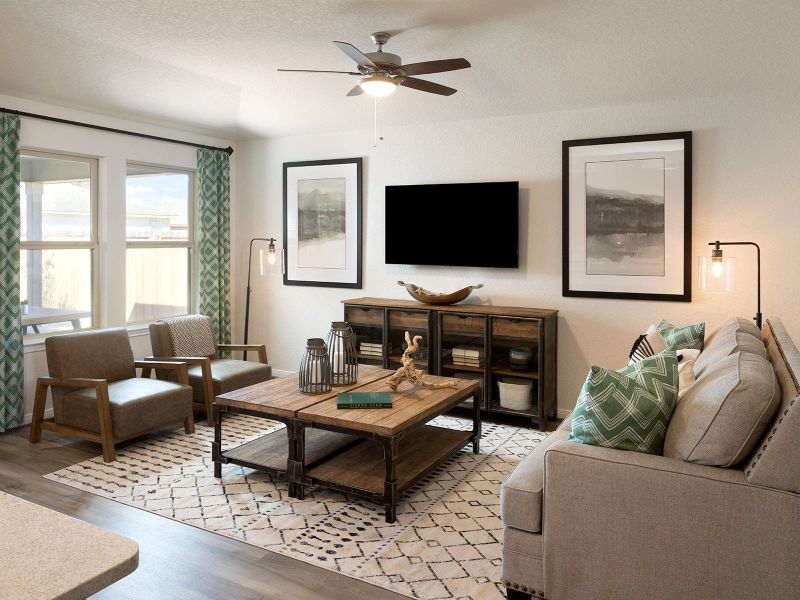 Photo is not of the actual home, but is an inspirational photo of builder’s model home and may depict options, furnishings, and/or decorator features that are not included Photo is not of the actual home, but is an inspirational photo of builder’s model home and may depict options, furnishings, and/or decorator features that are not included