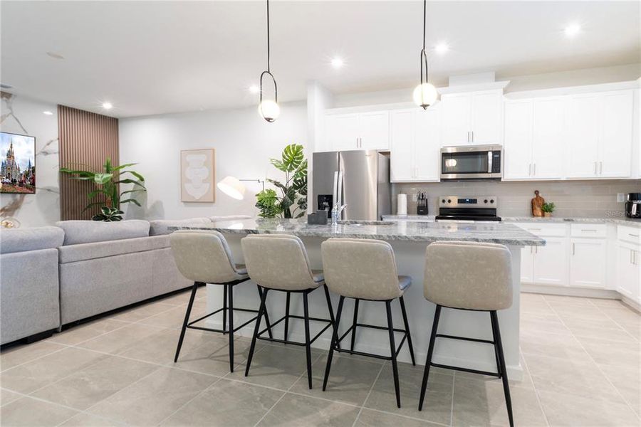 Furnished interior view inside a new home in , Kissimmee (Image 6).