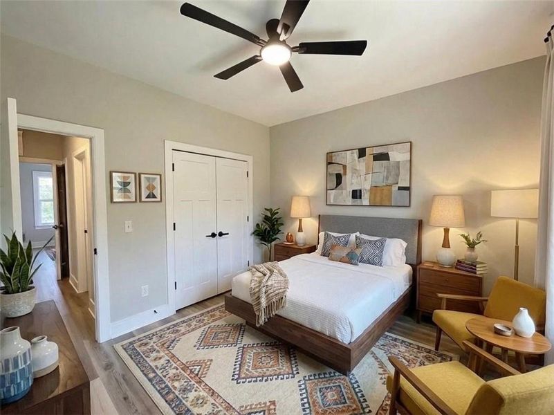 Furnished interior view inside a new home in , Cumming (Image 8).