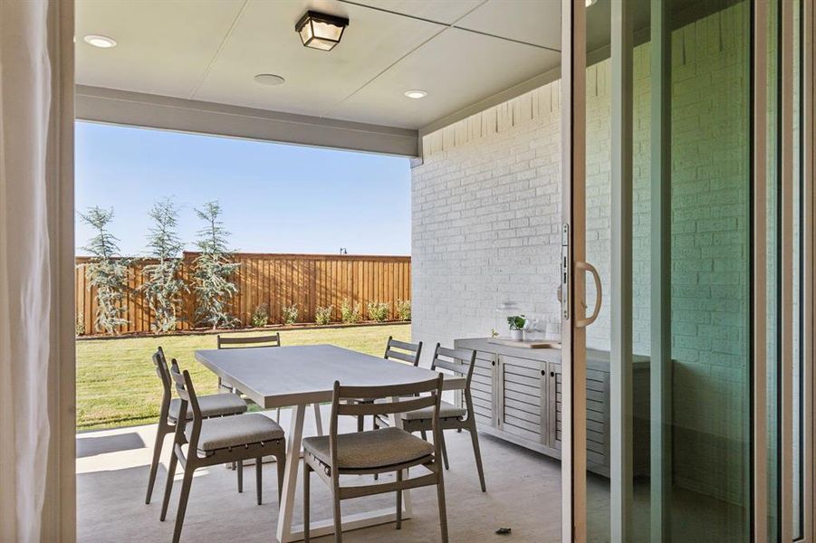*Model Representation - covered patio