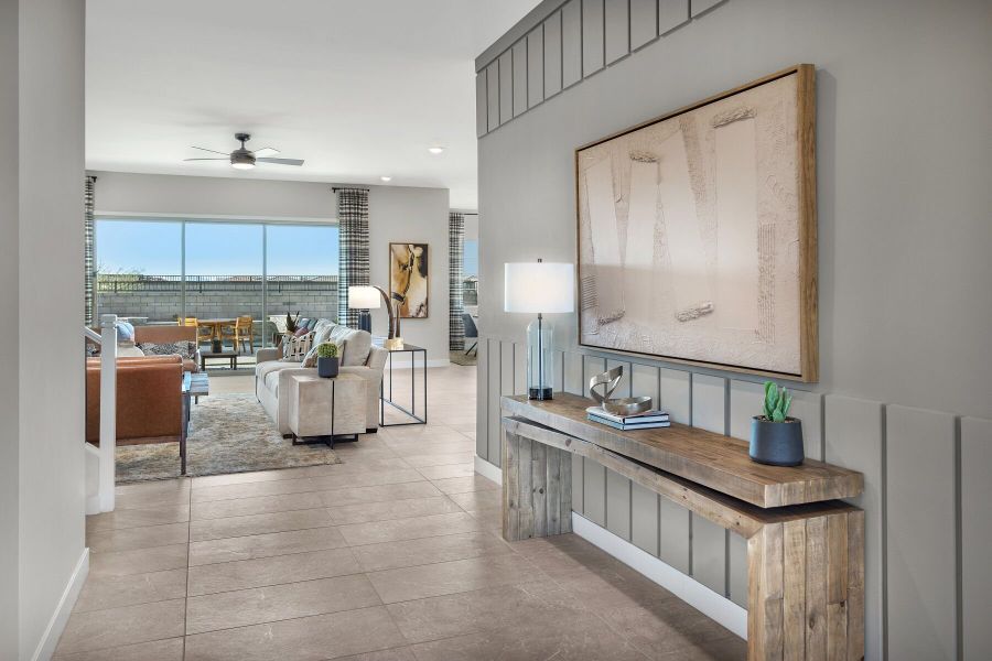 Representative furnished interior of a home built from the Sage by Mattamy Homes in Empire Pointe, Queen Creek (Image 9).