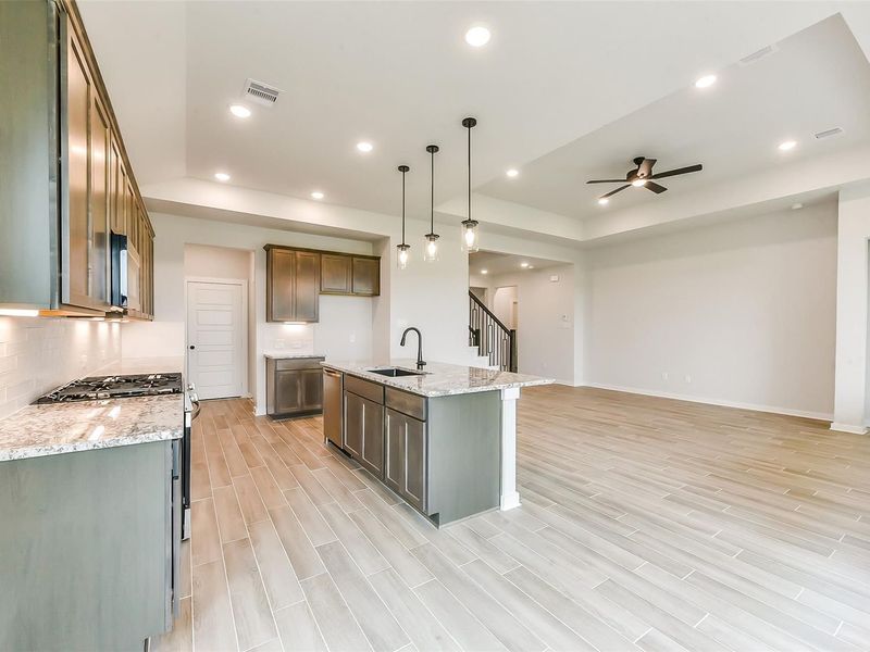 Furnished interior view inside a new home in Sundance Cove, Crosby (Image 13).