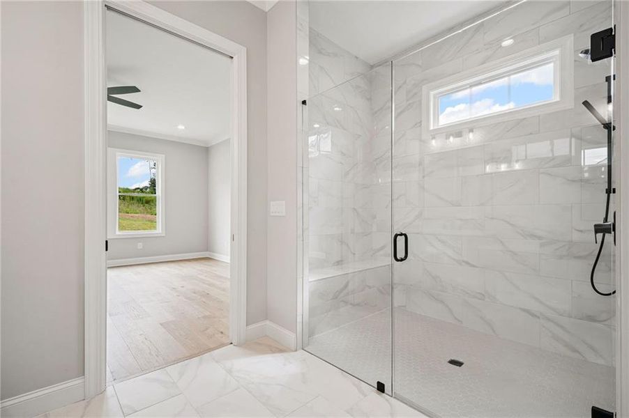 Spacious, unfurnished interior of a new home in Lakeside at River Green, Canton (Image 14).