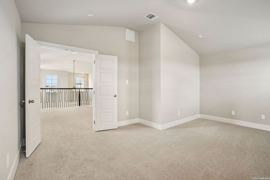 Spacious, unfurnished interior of a new home in Legendary Trails - Premier Series, Cibolo (Image 38).