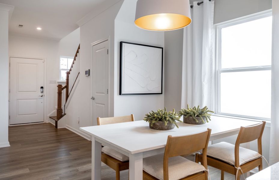 Furnished interior view inside a new home in Parkside Crossing, Charlotte (Image 27).