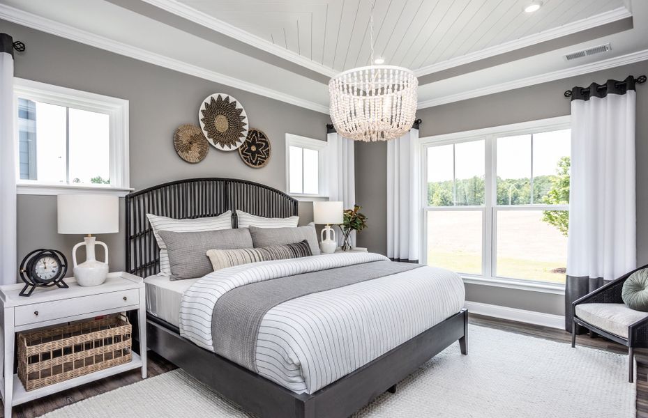 Furnished interior view inside a new home in Lewiston Meadows, Greensboro (Image 9).