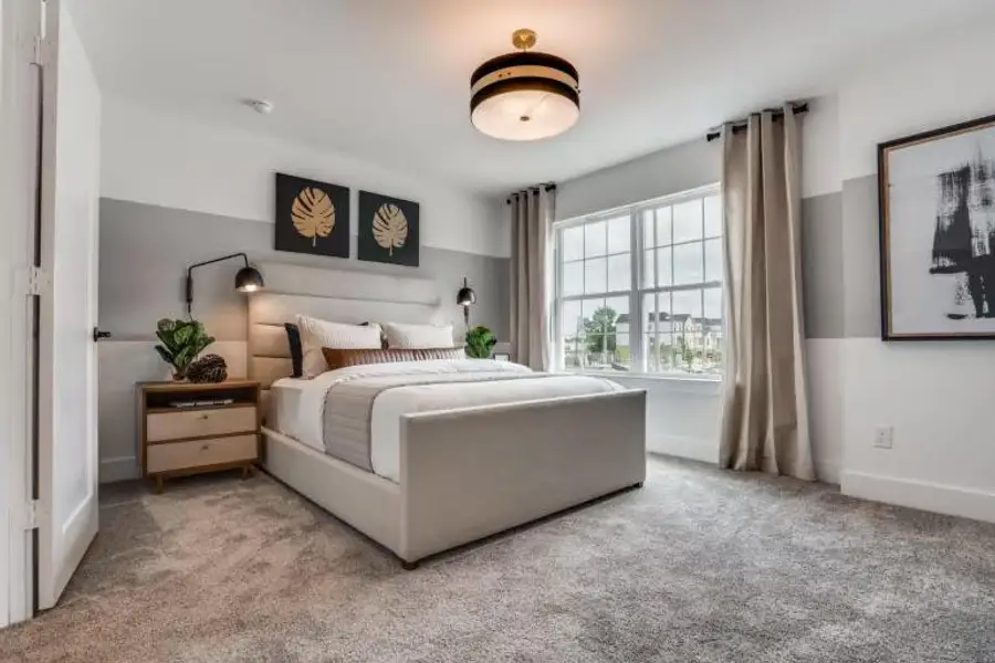 Photo of Pulte model home with same floor plan, not of actual home listed.