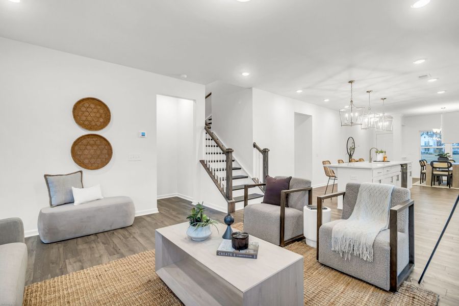 Furnished interior view inside a new home in Homecoming, Ravenel (Image 14).