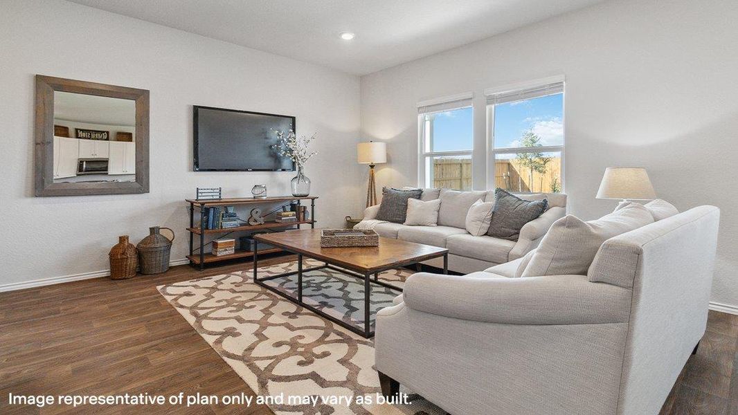 Furnished interior view inside a new home in Blue Ridge Ranch, San Antonio (Image 6).