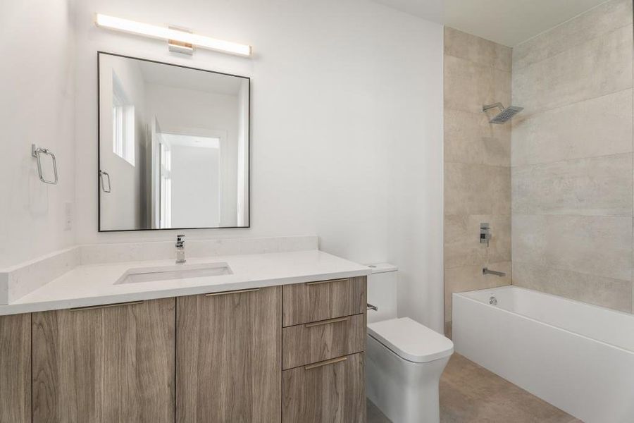 Furnished interior view inside a new home in Freedom Townhomes, Atlanta (Image 15).