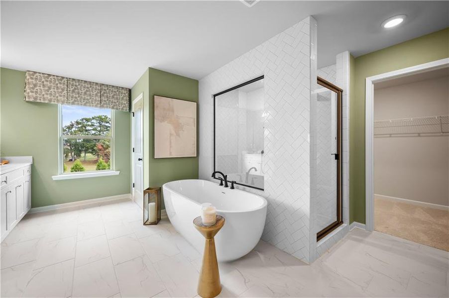 Furnished interior view inside a new home in Adagio, Dacula (Image 36).