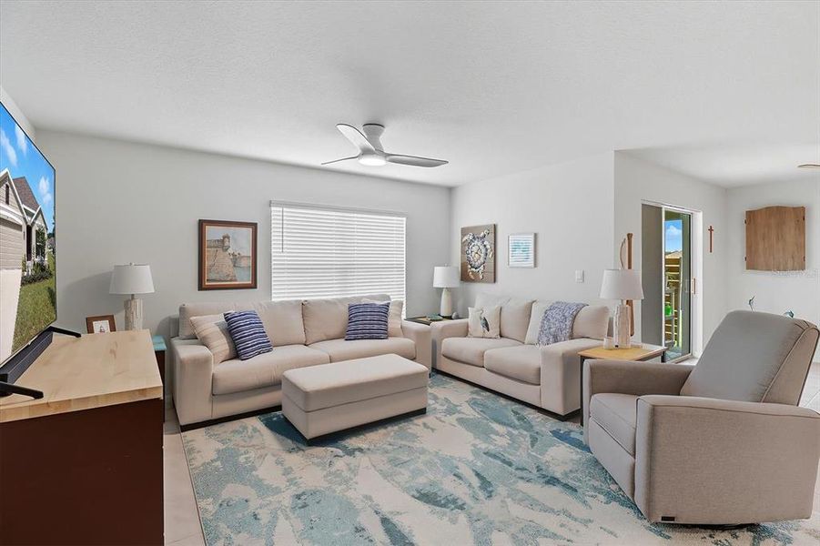 Furnished interior view inside a new home in Fairways at Twisted Oaks, Beverly Hills (Image 11).
