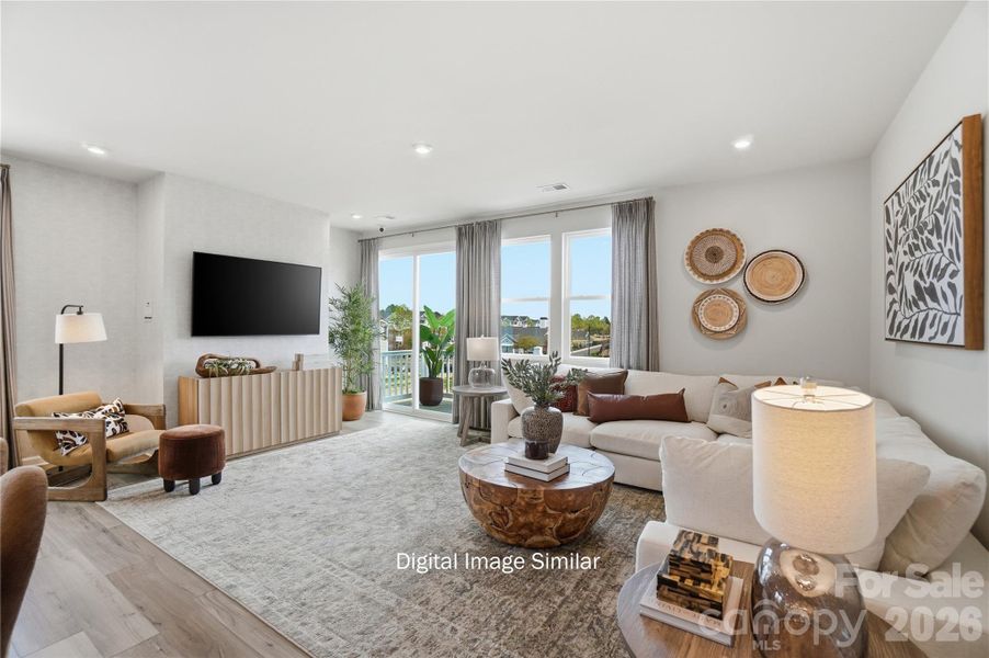 Furnished interior view inside a new home in Bratton Pointe, Rock Hill (Image 6).