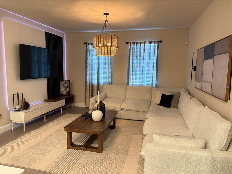 Furnished interior view inside a new home in , St. Cloud (Image 6). Furnished interior view inside a new home in , St. Cloud (Image 6).