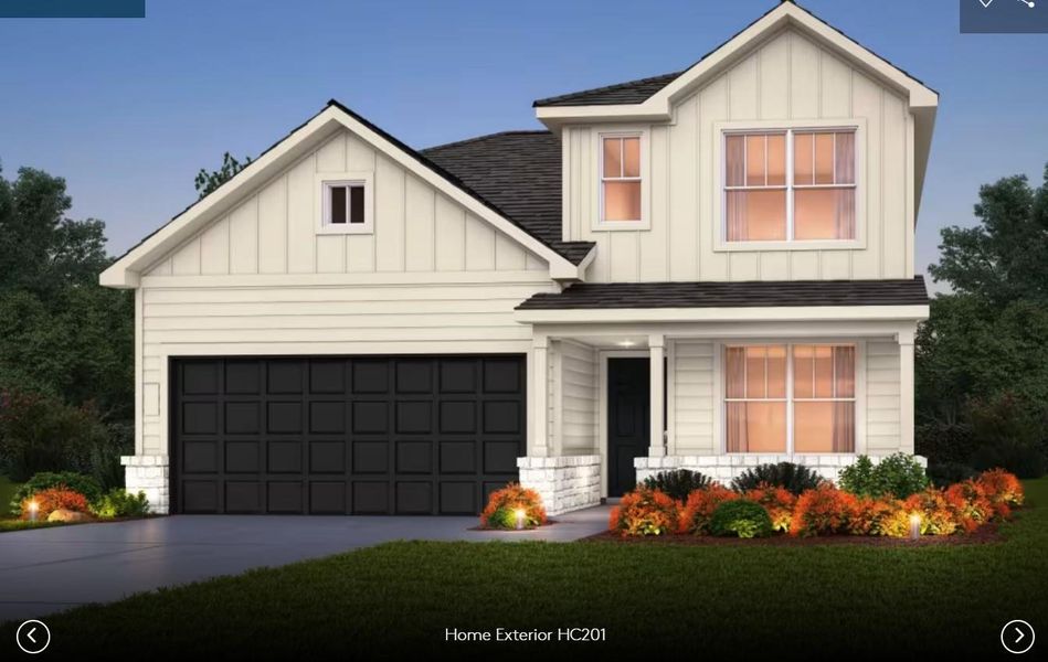 Front exterior- Pulte- Dinero Elevation HC201 rendering Front exterior- Pulte- Dinero Elevation HC201 rendering