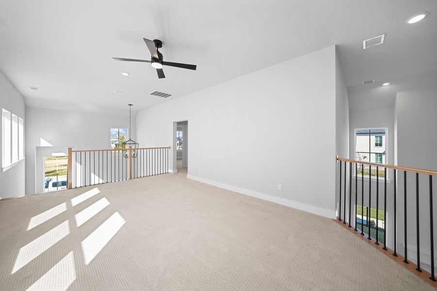 Spacious, unfurnished interior of a new home in Fields - 40' Lots, Frisco (Image 27). Spacious, unfurnished interior of a new home in Fields - 40' Lots, Frisco (Image 27).