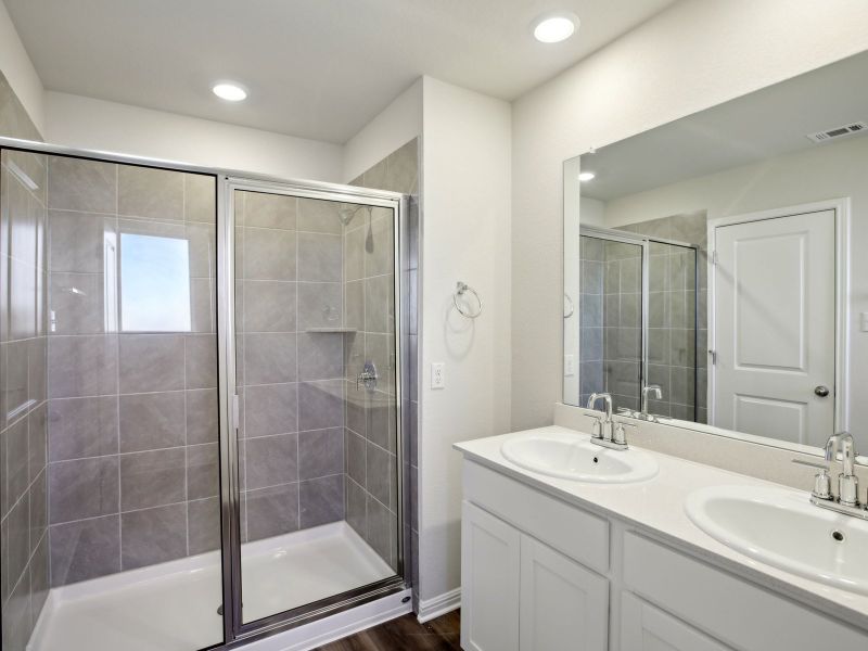 Furnished interior view inside a new home in Waterstone Village, Kyle (Image 5).