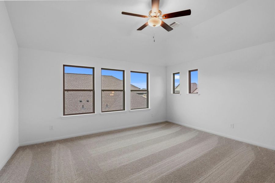 Spacious, unfurnished interior of a new home in Bridgeland, Cypress (Image 26). Spacious, unfurnished interior of a new home in Bridgeland, Cypress (Image 26).