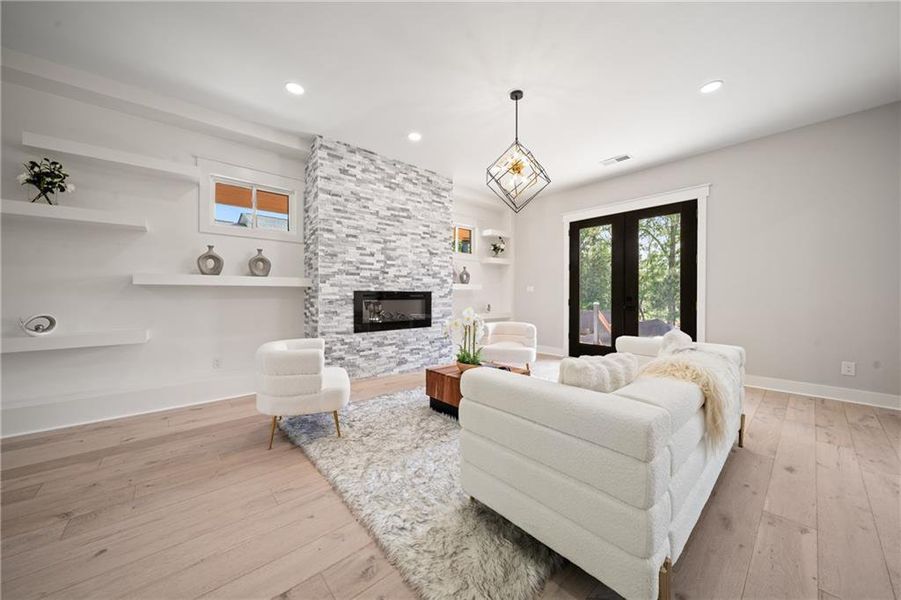 Furnished interior view inside a new home in , Acworth (Image 10).