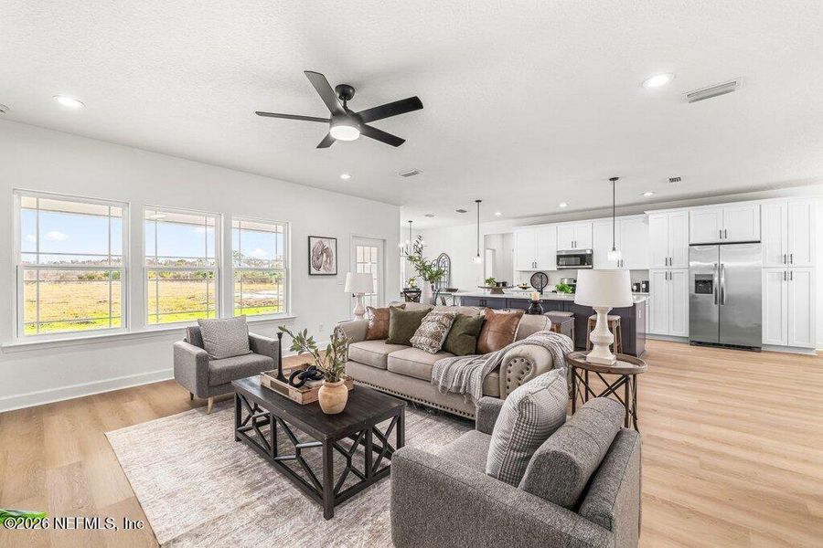 Furnished interior view inside a new home in , East Palatka (Image 30).