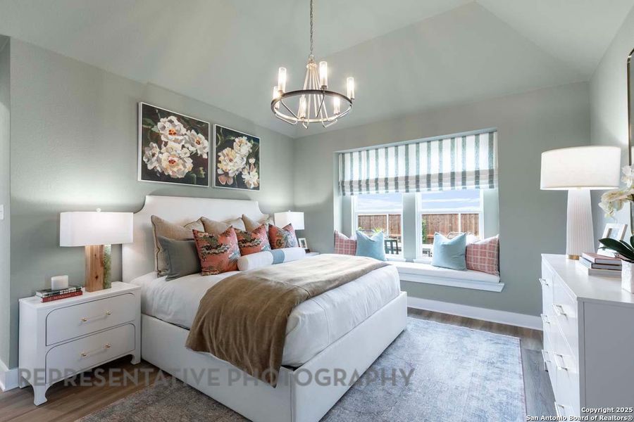 Furnished interior view inside a new home in Prominence, San Antonio (Image 7).