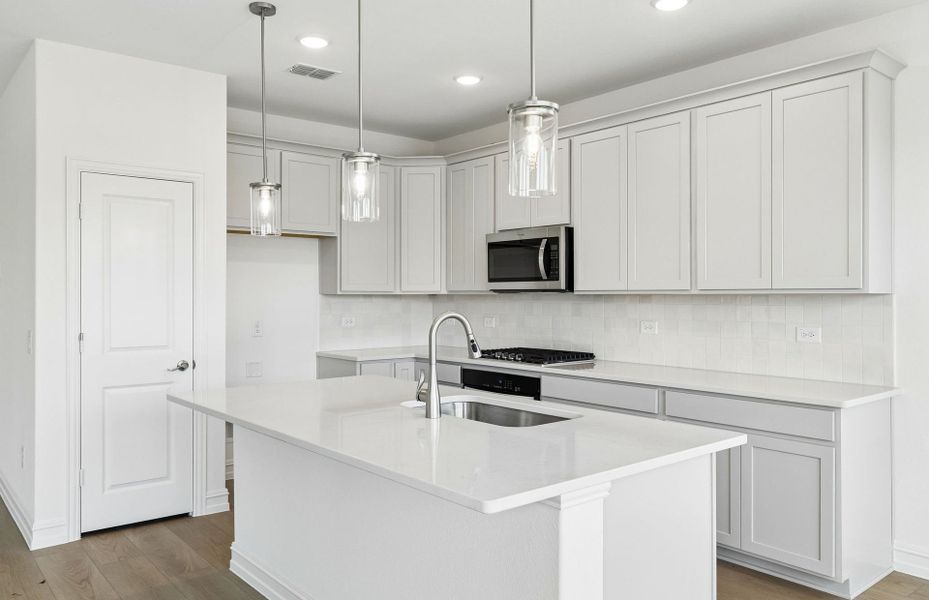 Furnished interior view inside a new home in Ribbonwood, Aubrey (Image 8).