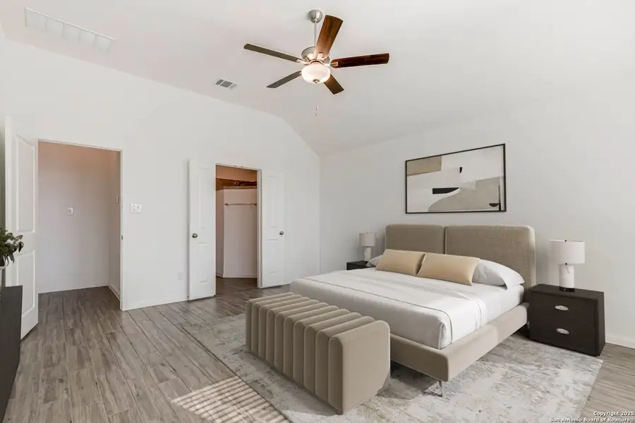 Furnished interior view inside a new home in Johnson Ranch: Brookstone II Collection, Bulverde (Image 6).