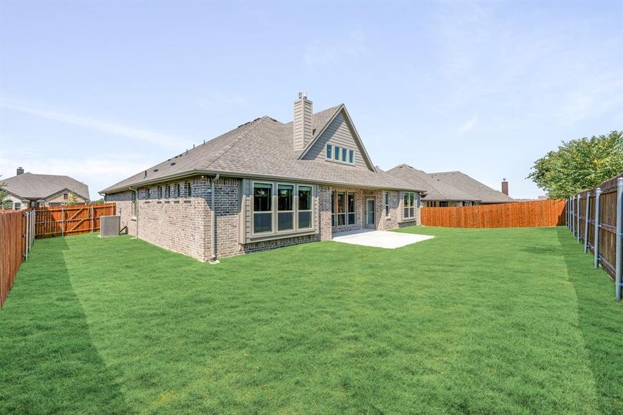 Front exterior of a new home in Villages of Walnut Grove, Midlothian, TX, highlighting curb appeal (Image 22).