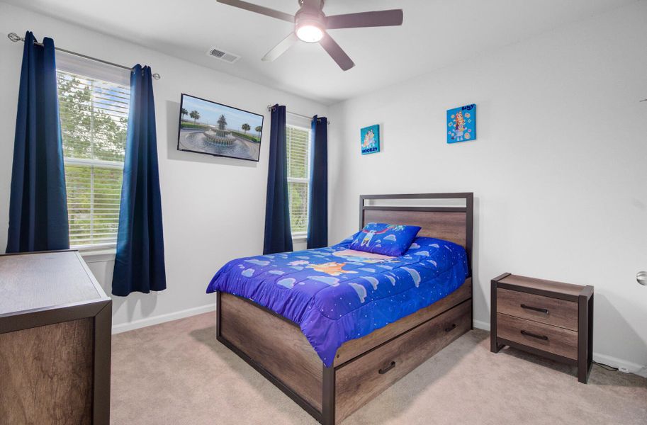 Furnished interior view inside a new home in Limehouse Village: Row Collection, Summerville (Image 11).