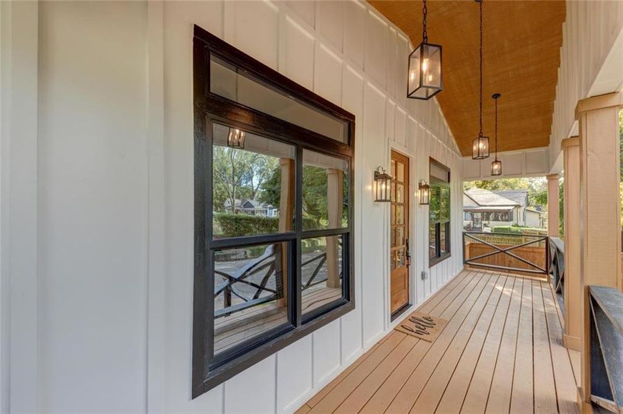 Exterior details and patio area of a home in , Atlanta (Image 2).