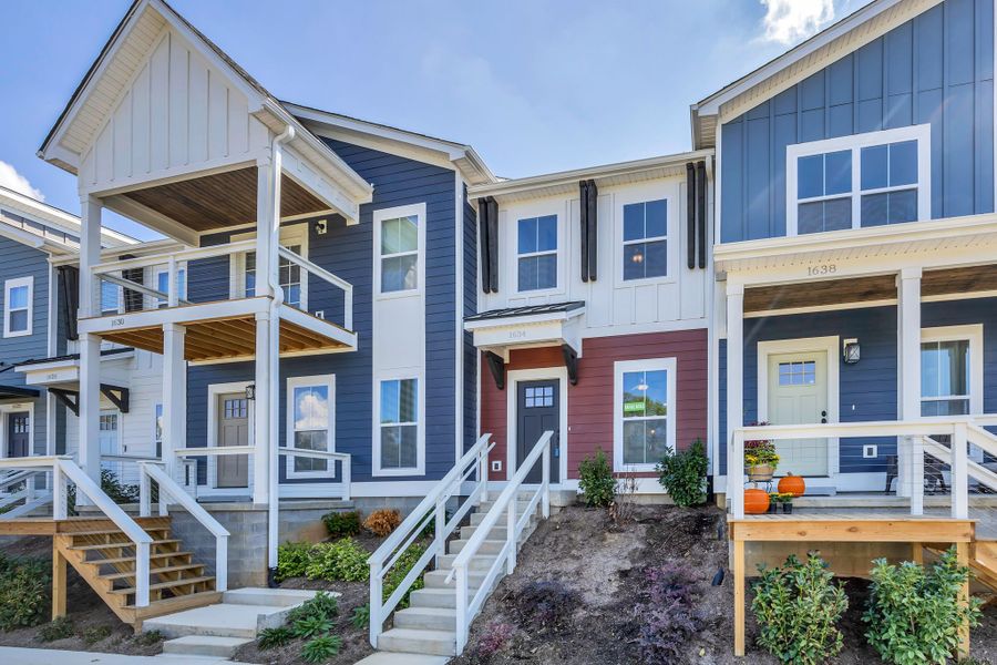 Representative exterior photo of a completed home built from the Sedona by Parkside Builders in The Parks of Mill Town, Chattanooga, TN (Image 22).