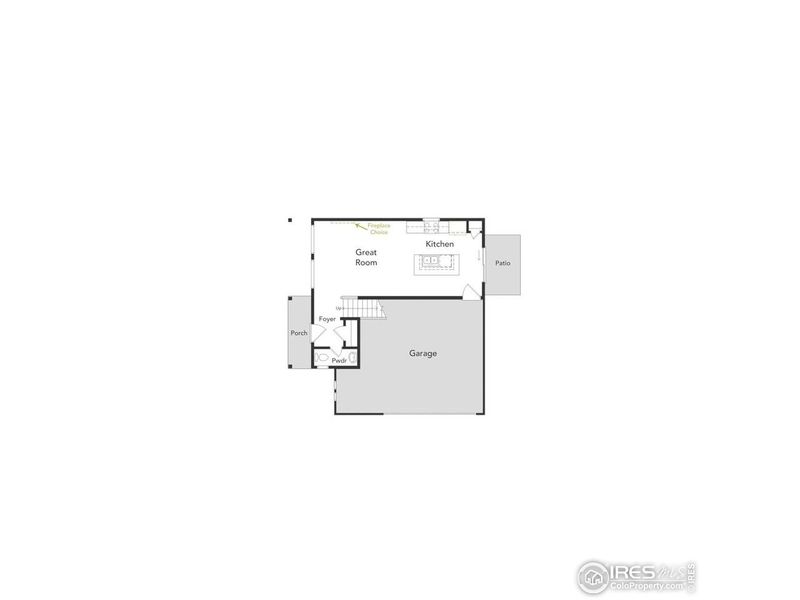 2D floor plan layout of this home in , Johnstown, CO (Image 4).