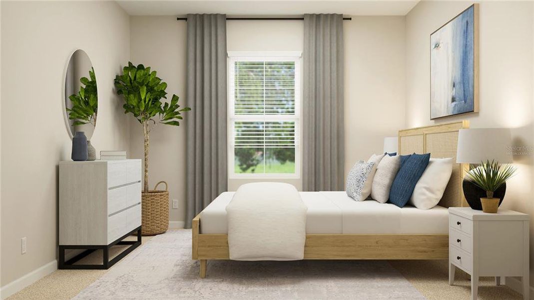 Furnished interior view inside a new home in Waterstone: Estate II Collection, Groveland (Image 10). Furnished interior view inside a new home in Waterstone: Estate II Collection, Groveland (Image 10).