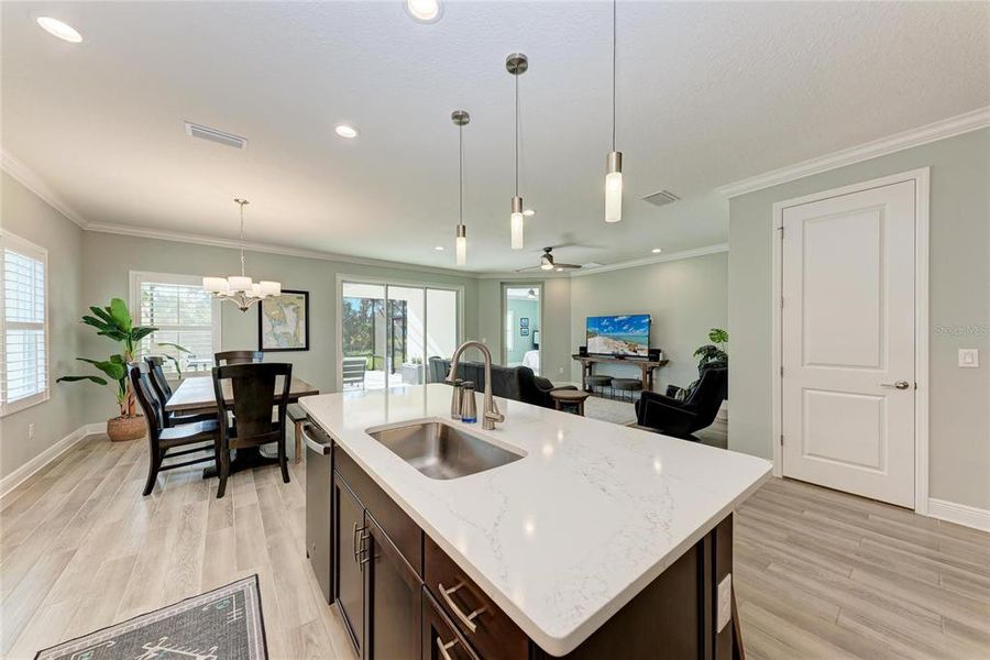 Furnished interior view inside a new home in , Parrish (Image 45).