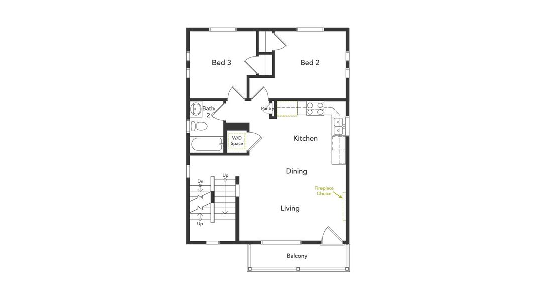 2D floor plan layout of this home in Banning Lewis Ranch, Colorado Springs, CO (Image 3). 2D floor plan layout of this home in Banning Lewis Ranch, Colorado Springs, CO (Image 3).
