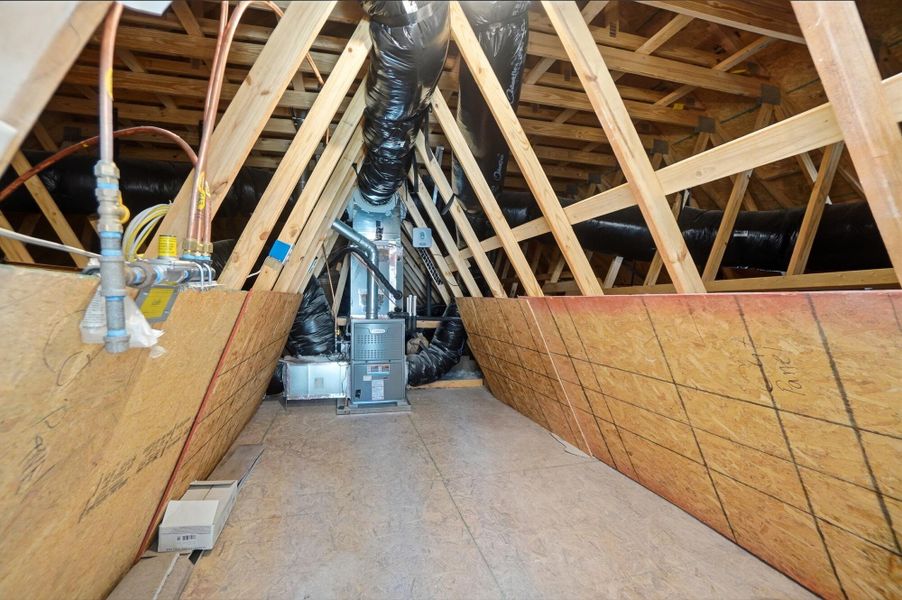 In-progress construction of a new home in Rone Creek, Waxhaw, NC (Image 76).