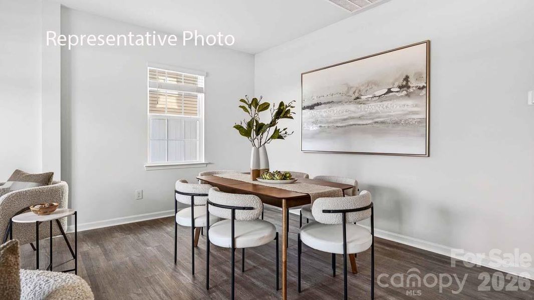 Furnished interior view inside a new home in Wallace Springs, Statesville (Image 6).