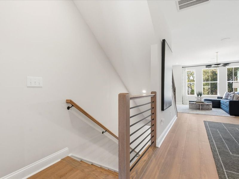 Representative unfurnished interior of a home built from the Dahlia by Tri Pointe Homes in Bellflower, Charlotte (Image 20).