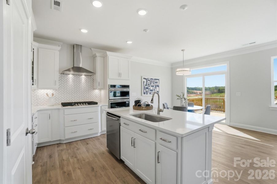 Furnished interior view inside a new home in The Meadows at Laurelbrook, Sherrills Ford (Image 35).