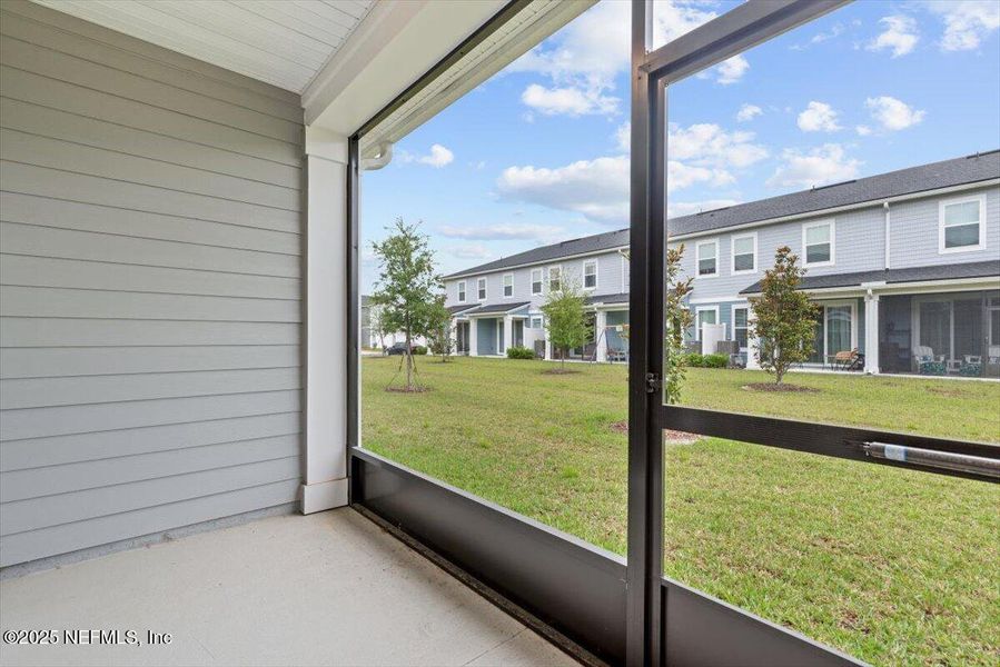 Exterior details and patio area of a home in Brandon Lakes at Silver Landing, St. Augustine (Image 33). Exterior details and patio area of a home in Brandon Lakes at Silver Landing, St. Augustine (Image 33).