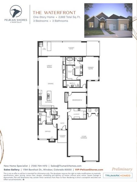 The Waterfront Floor Plan