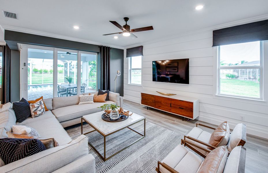 Furnished interior view inside a new home in Highpointe, Stuart (Image 5).