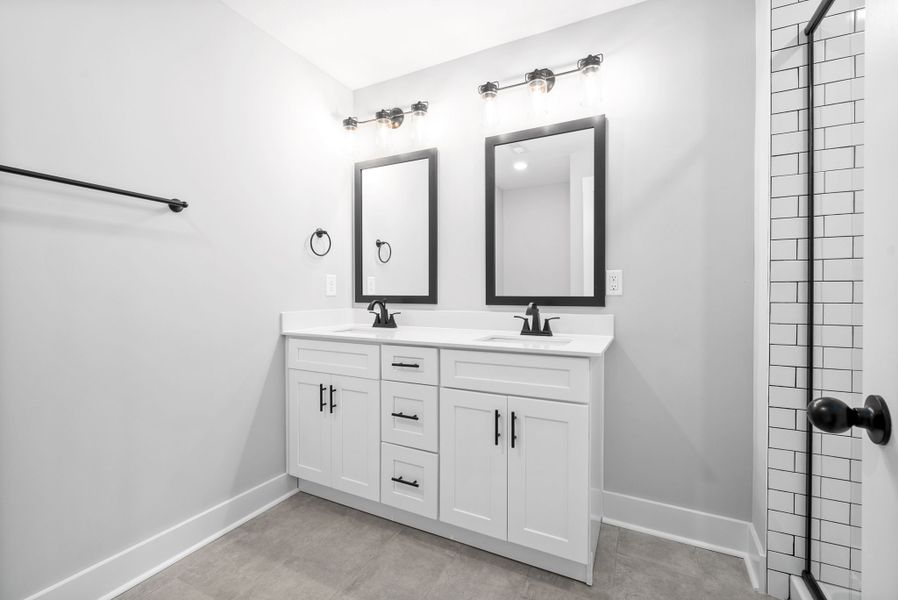 Representative furnished interior of a home built from the Noah by Rockwood Homes in Garrettsburg Meadows, Clarksville (Image 6).