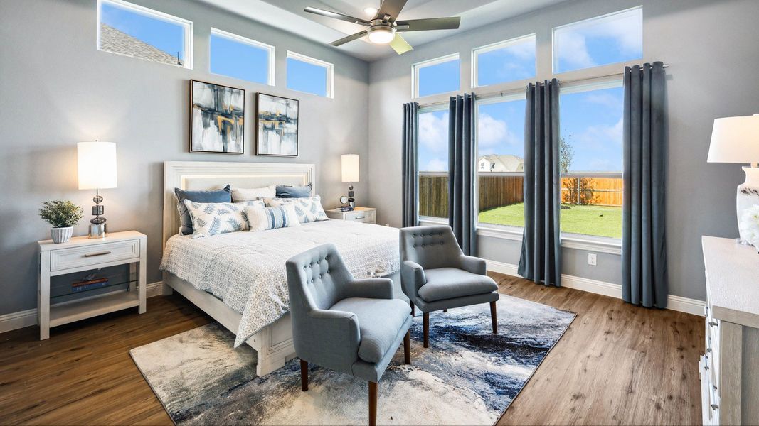 Representative furnished interior of a home built from the Dartmouth by Brightland Homes in Anna Ranch, Anna (Image 35).