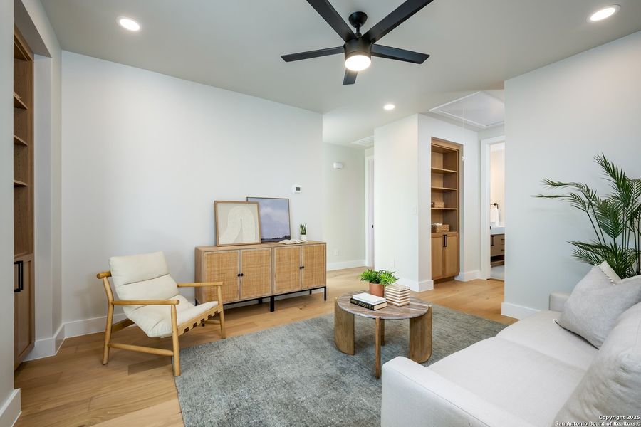 Furnished interior view inside a new home in , San Antonio (Image 35).