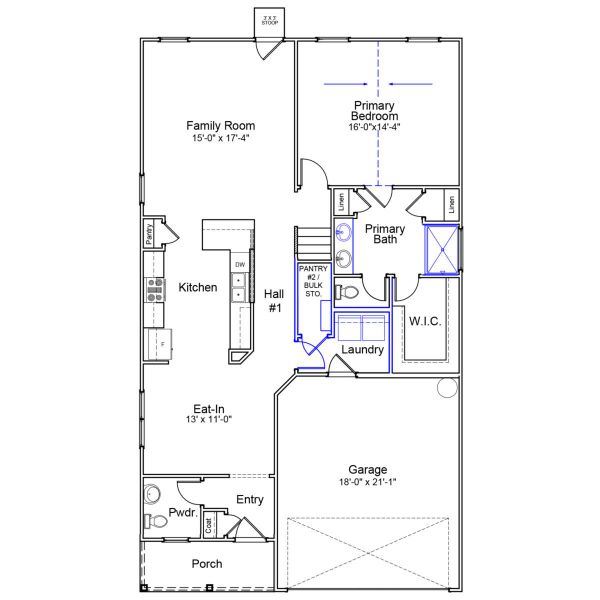 2D floor plan layout of this home in Richmond Hill, Inman, SC (Image 2). 2D floor plan layout of this home in Richmond Hill, Inman, SC (Image 2).