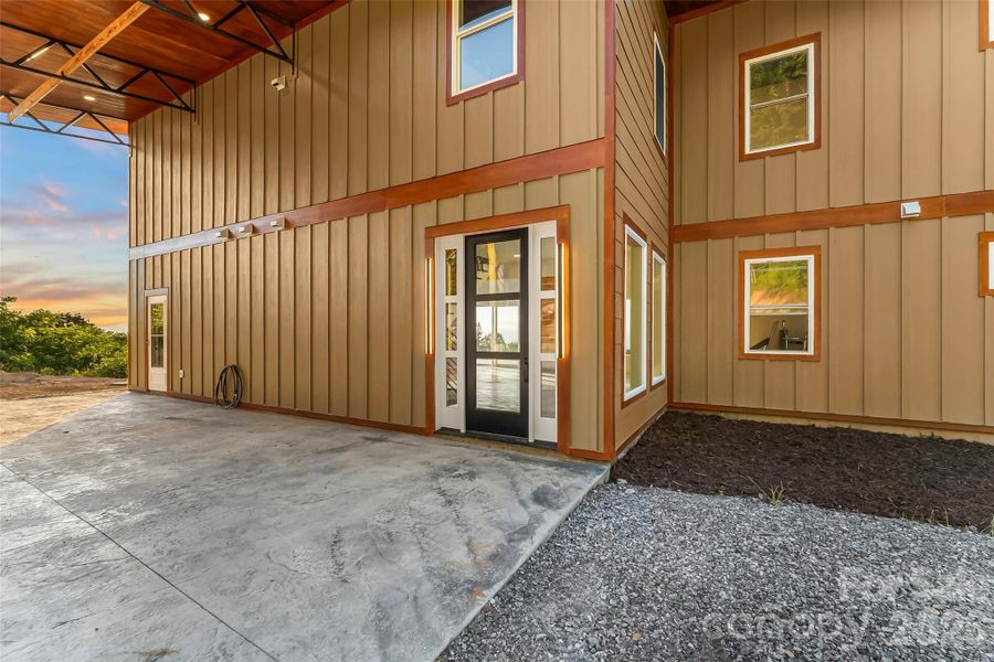Exterior details and patio area of a home in , Morganton (Image 21).