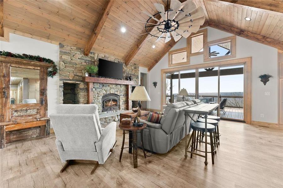 Furnished interior view inside a new home in , Cleveland (Image 8).