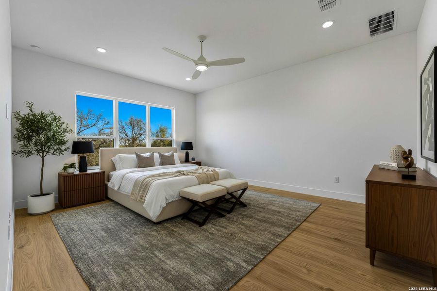 Furnished interior view inside a new home in , New Braunfels (Image 4).