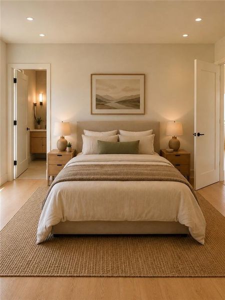 Furnished interior view inside a new home in , Atlanta (Image 8). Furnished interior view inside a new home in , Atlanta (Image 8).